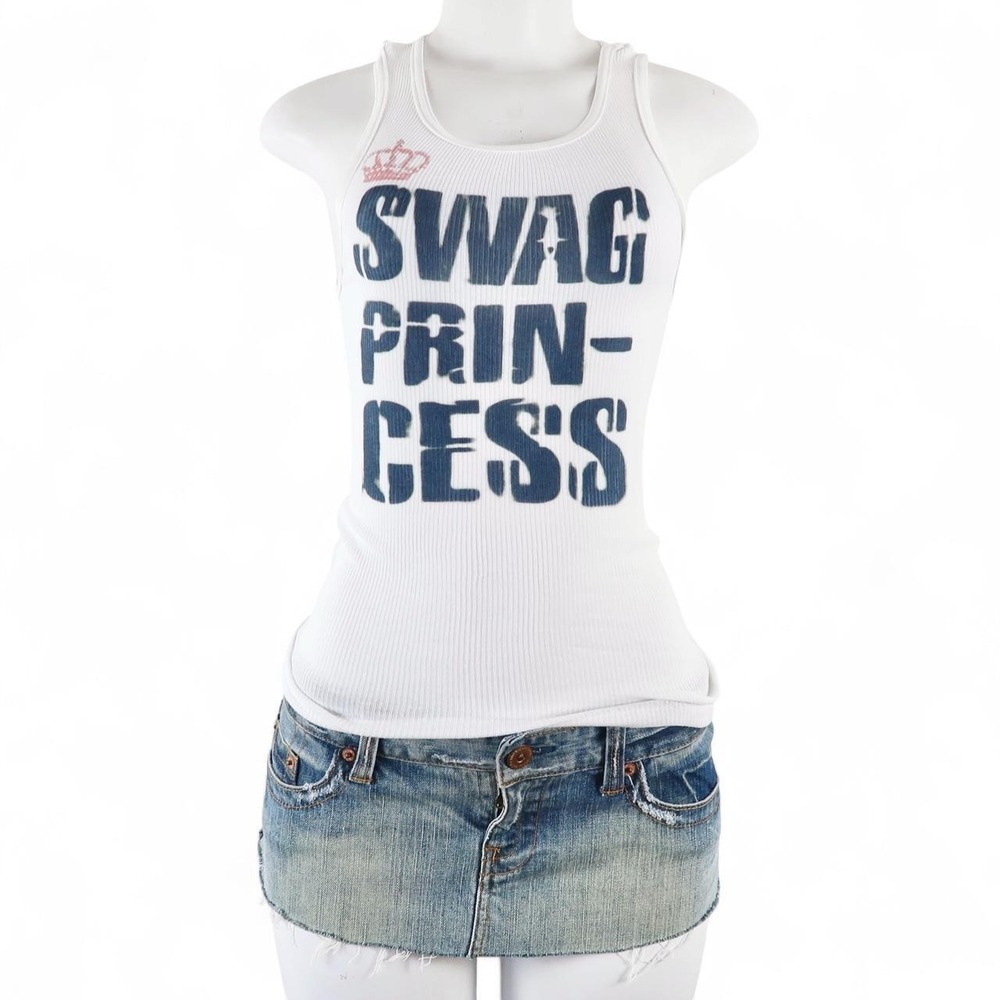 y2k swag princess graphic tank